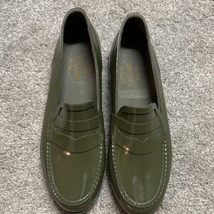 G.H. Bass Weejuns Original Green Slip-On Loafers